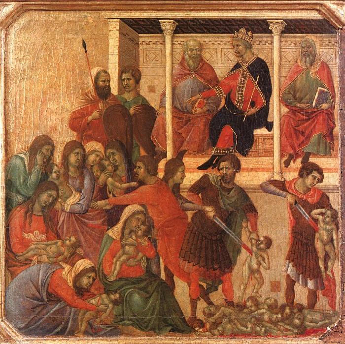 Duccio di Buoninsegna Slaughter of the Innocents china oil painting image